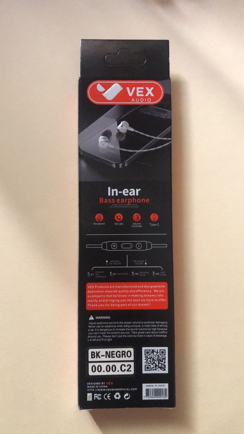 Audífonos In-Ear VEX U4 Tipo-C con micrófono